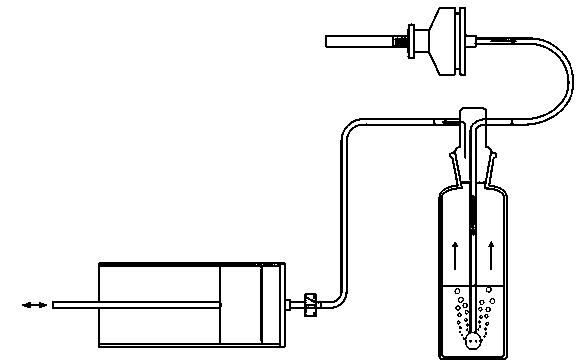 Method for measuring main stream smoke of cigarettes by using amino acid analyzer