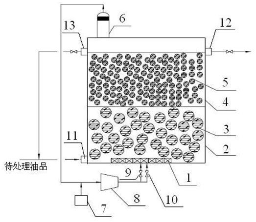 Device and method for removing suspended solids in oil products