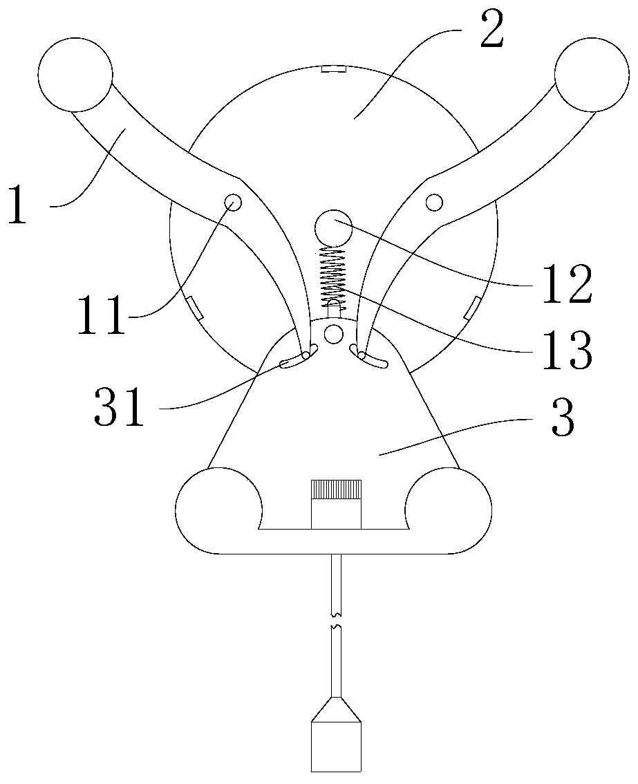 Vehicle-mounted mobile phone support with angle convenient to adjust