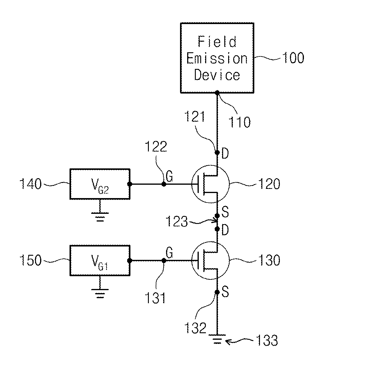 Method for driving multi electric field emission devices and multi electric field emission system