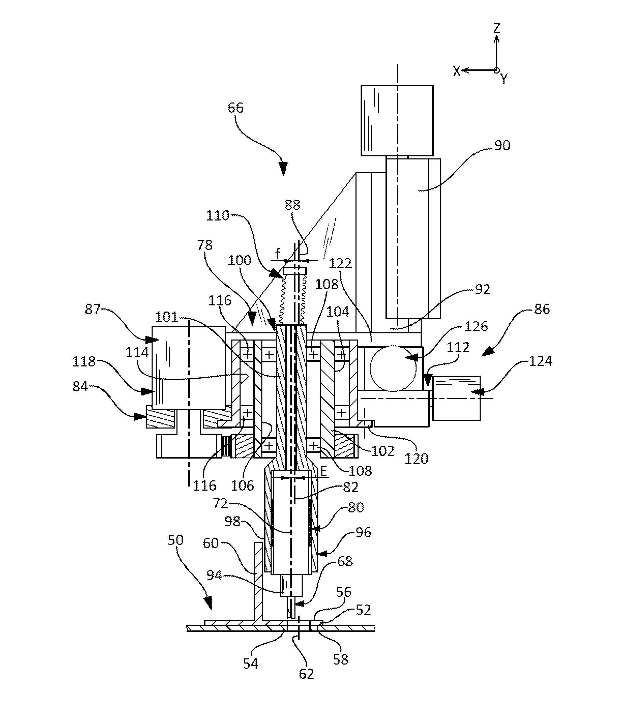 Method For Machining A Through-Hole In A Component And Machining Device For Implementing The Said Method