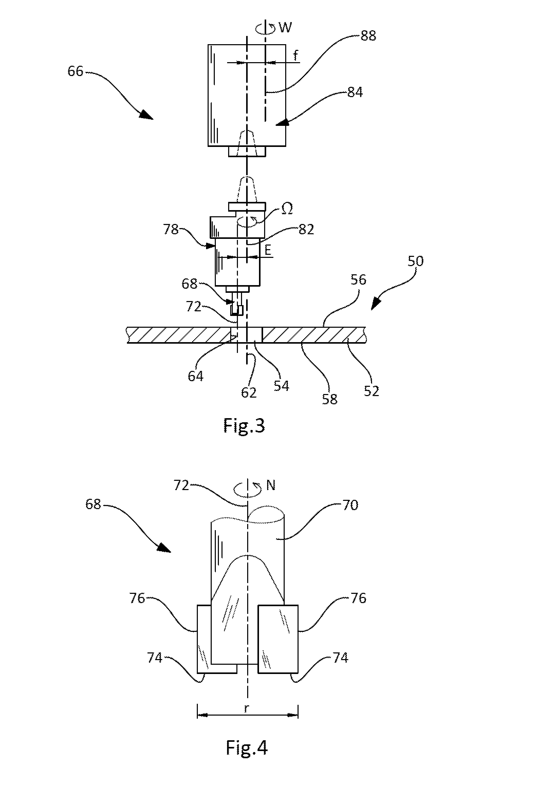 Method For Machining A Through-Hole In A Component And Machining Device For Implementing The Said Method