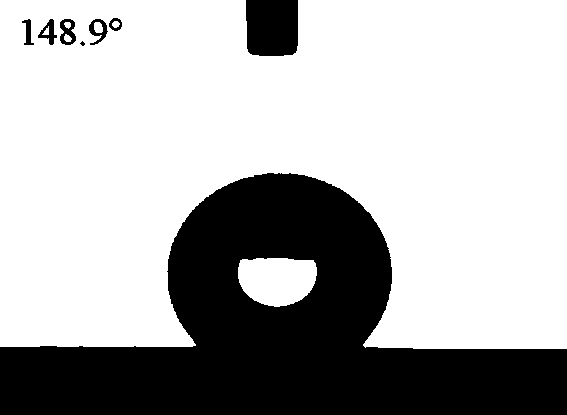 A kind of preparation method of wear-resistant hydrophobic coating