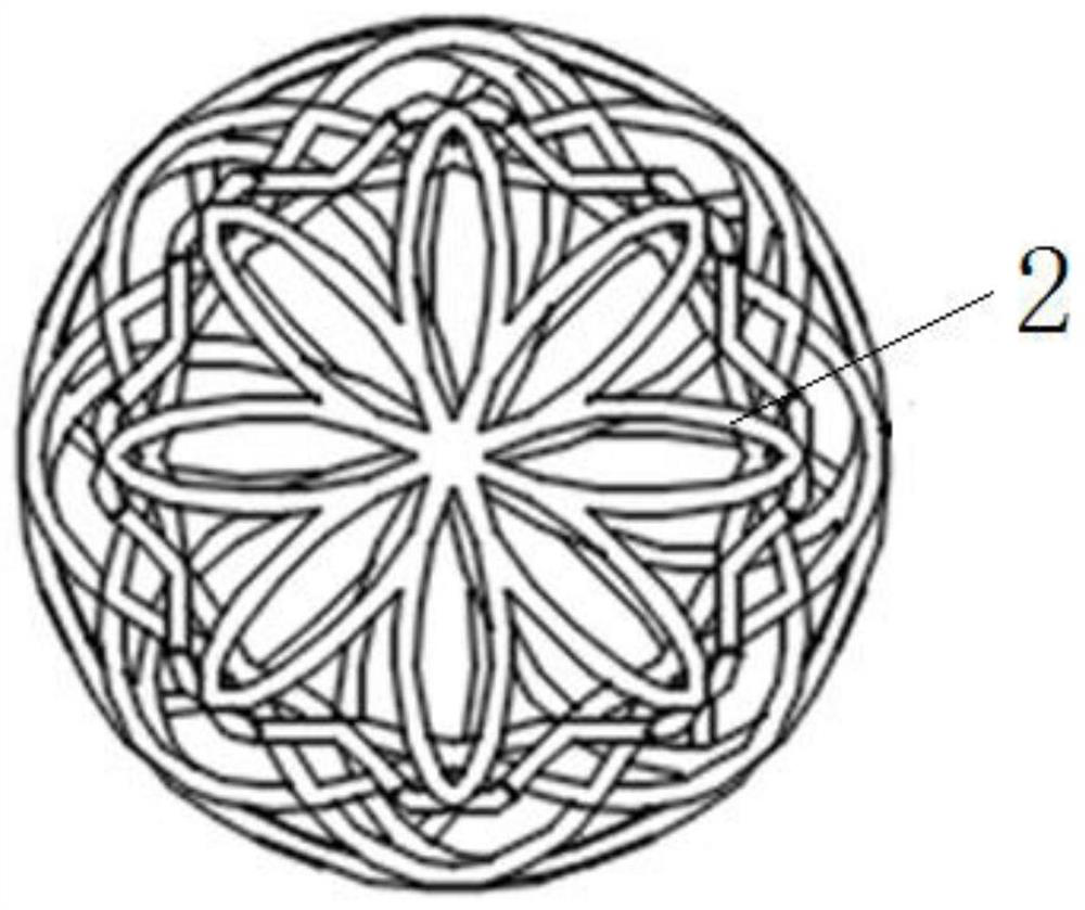 A degradable drug-loaded occluder, forming and unfolding method of the occluder