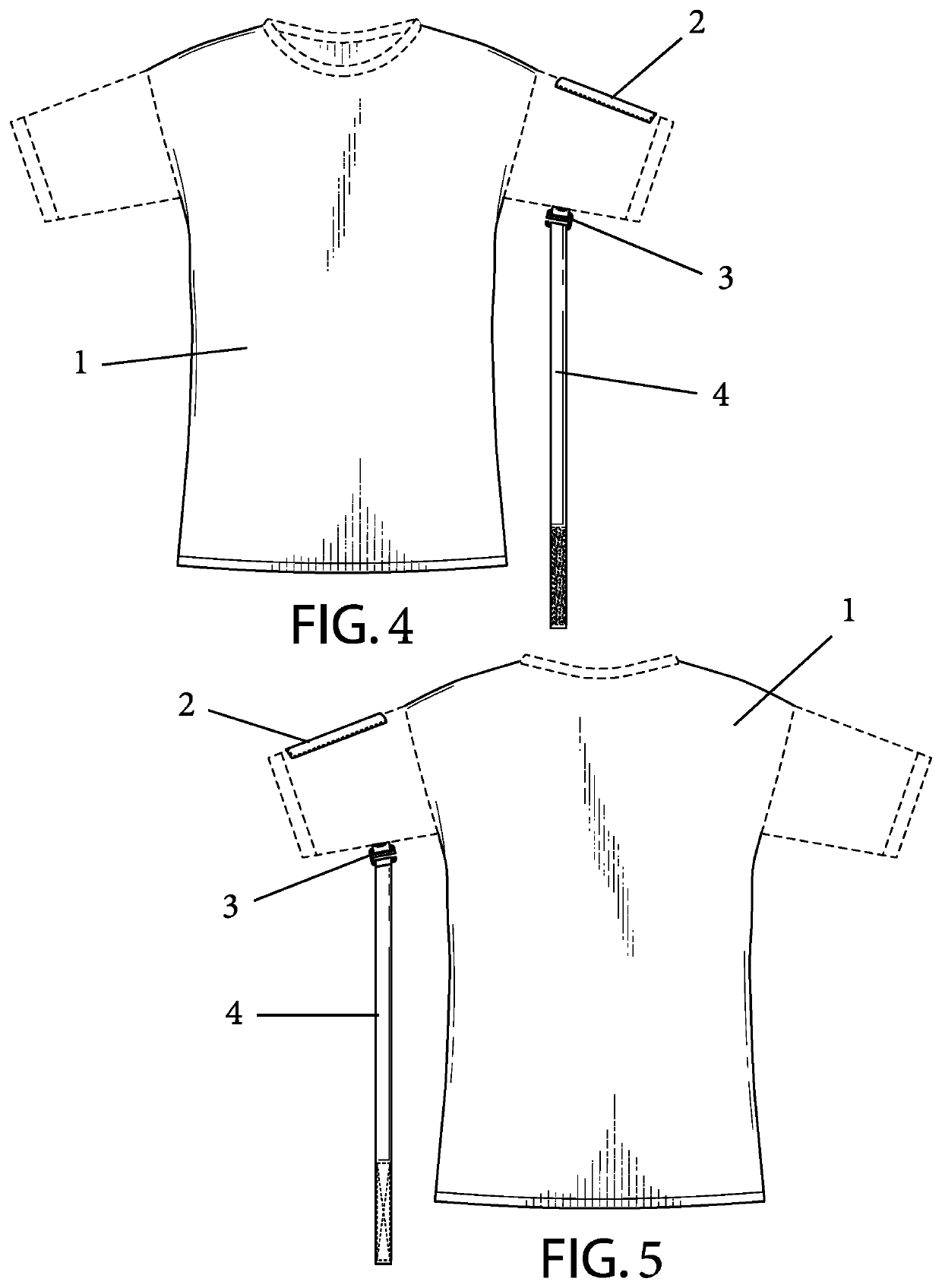 Shirt for Carrying Mobile Devices and Related Systems Methods