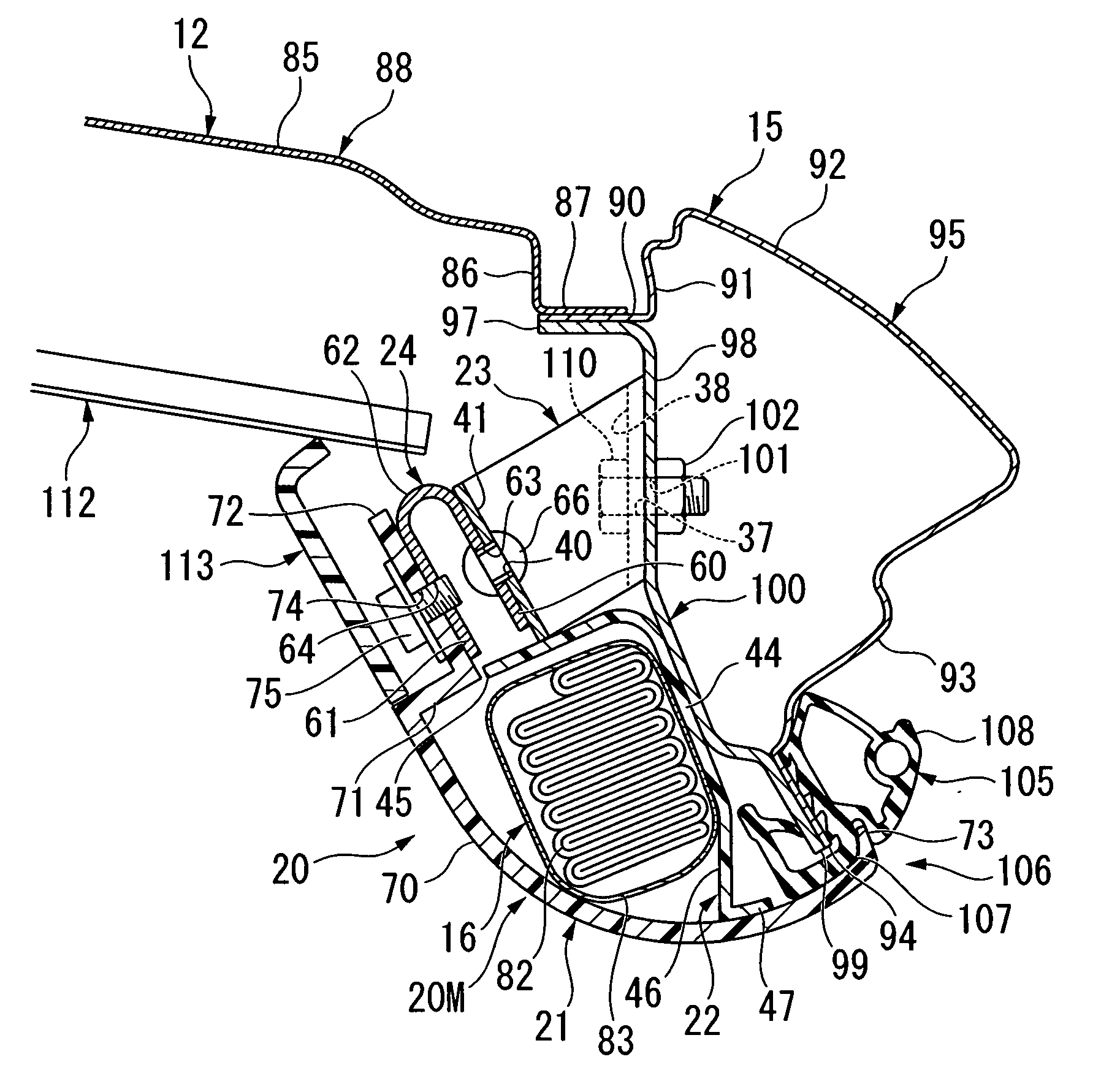 Curtain-type airbag apparatus and airbag module