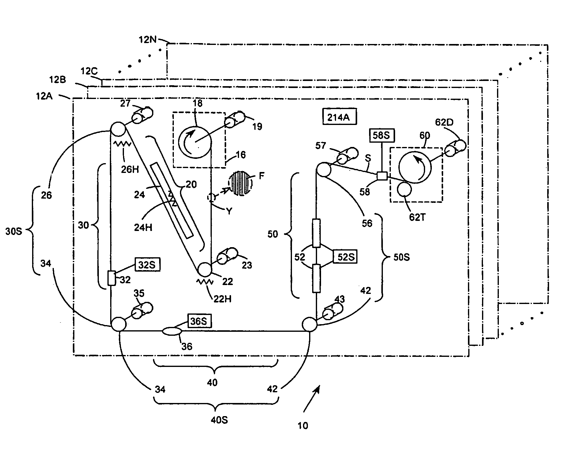 Method for control of yarn processing equipment