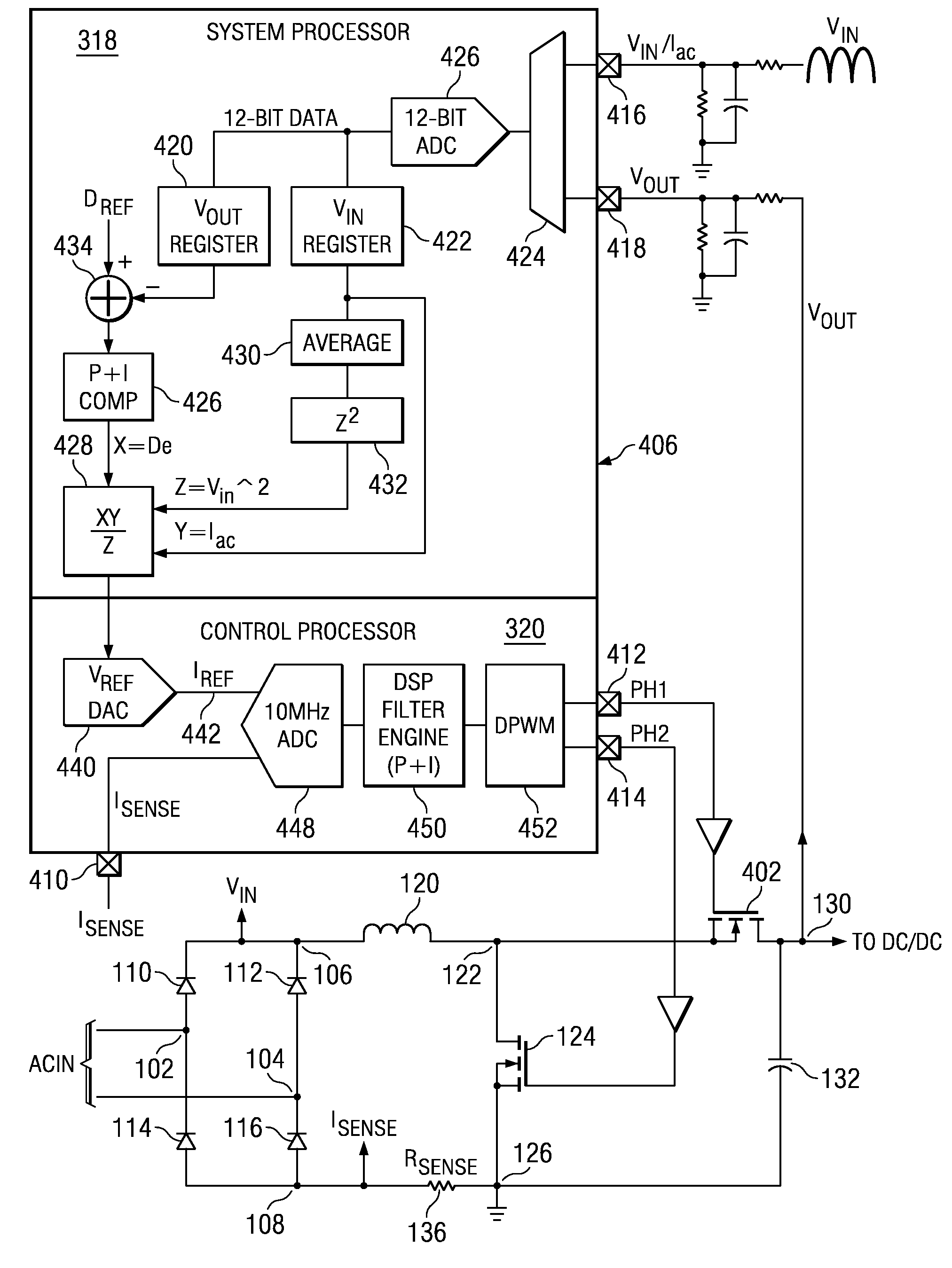 Digital controller based power factor correction circuit