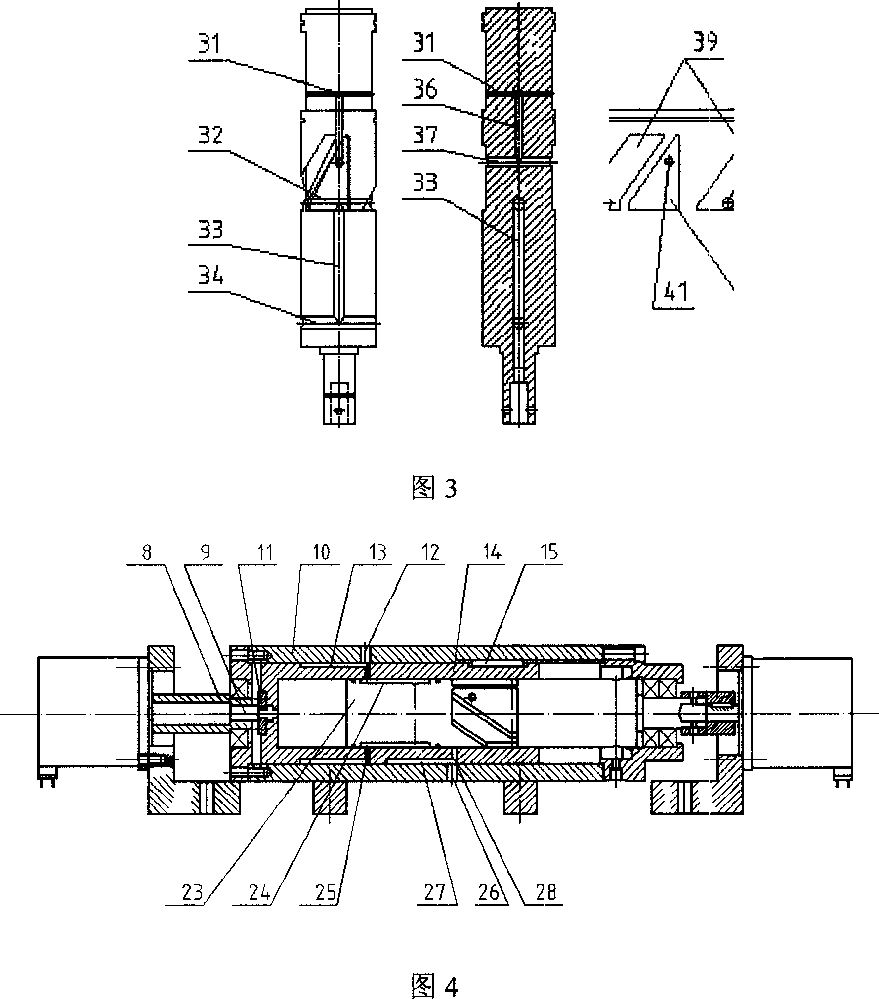 Device for lifting piston compressor air inlet valve based on time control