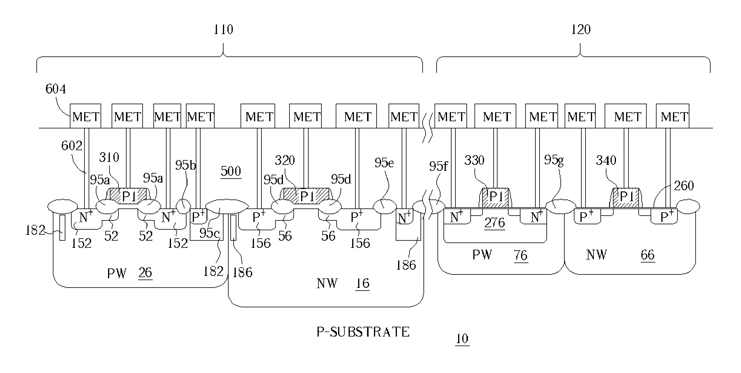 Method for fabricating integrated circuits having both high voltage and low voltage devices