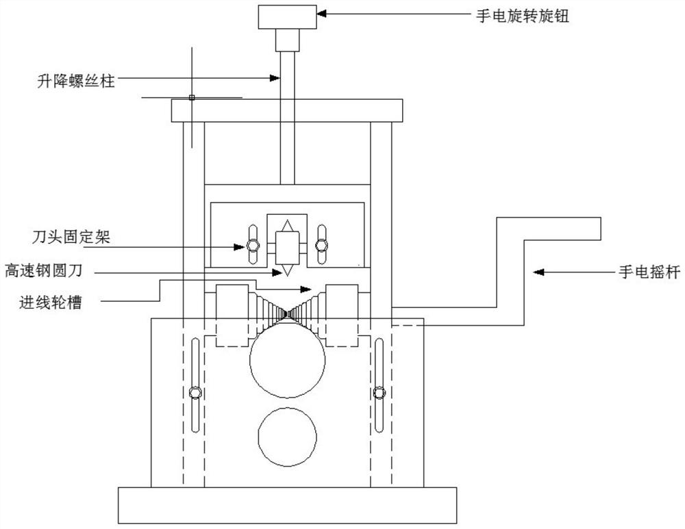 Cable peeling device and cable peeling method