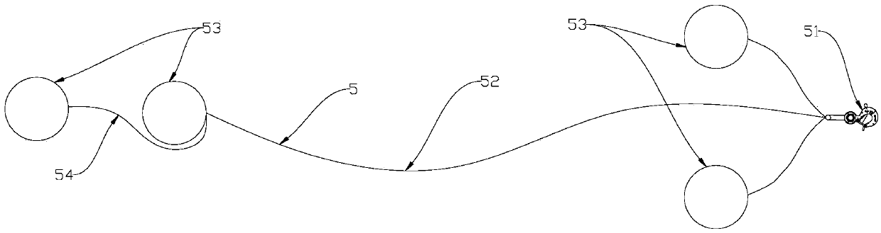 Deepwater single-point-tied medium-depth buoy recovering and releasing system and method