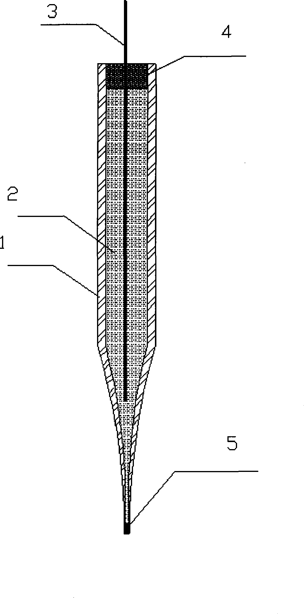 Nitrite ionic selectivity micro-electrode and preparing method thereof