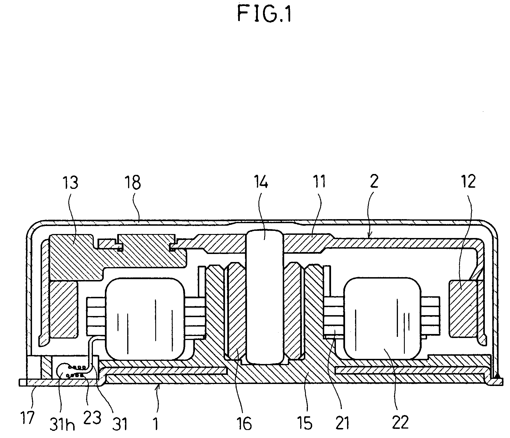 Brushless motor for partable electronic equipment with wire treatment technique of coils