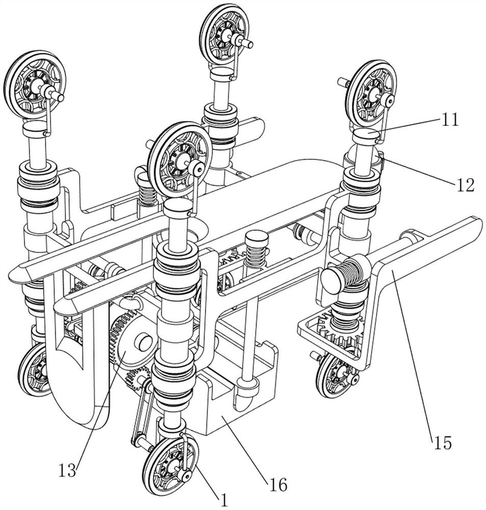 Municipal pipeline nondestructive inner wall detection device