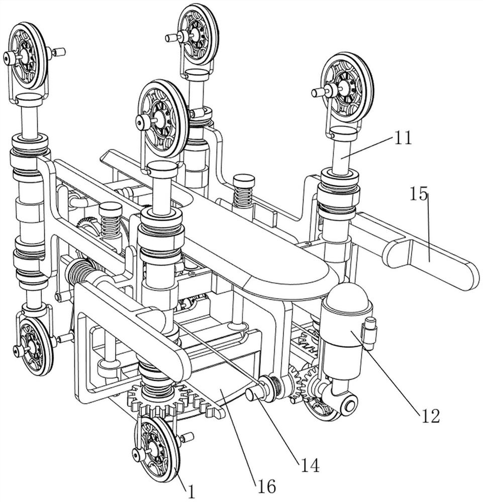 Municipal pipeline nondestructive inner wall detection device