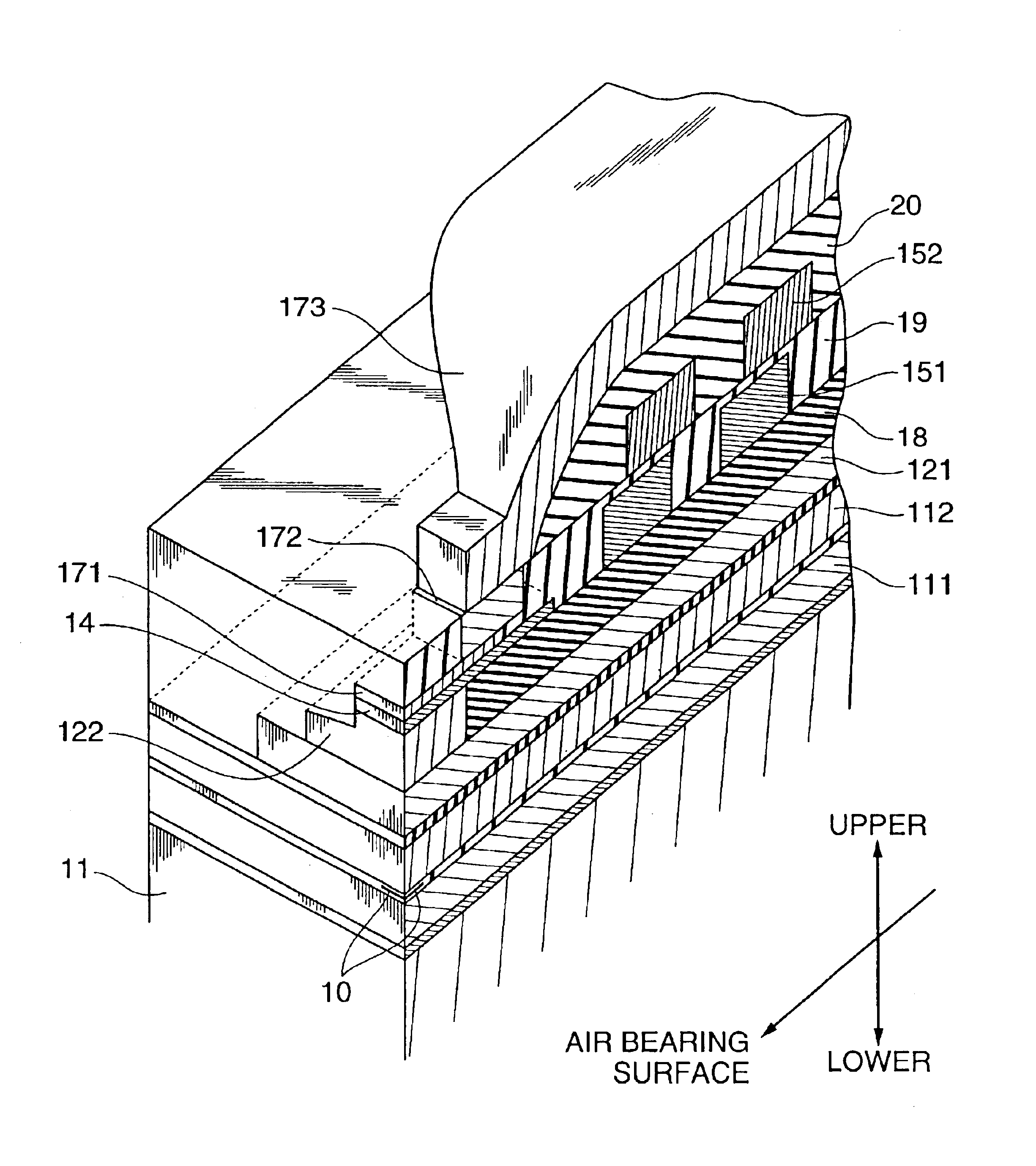 Thin film magnetic head having multiple layered films determining track width imbedded in an insulating film and method of manufacturing the same