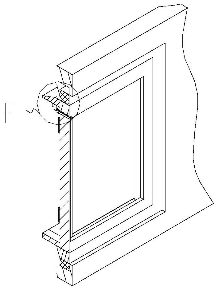 Fireproof window and mounting method thereof
