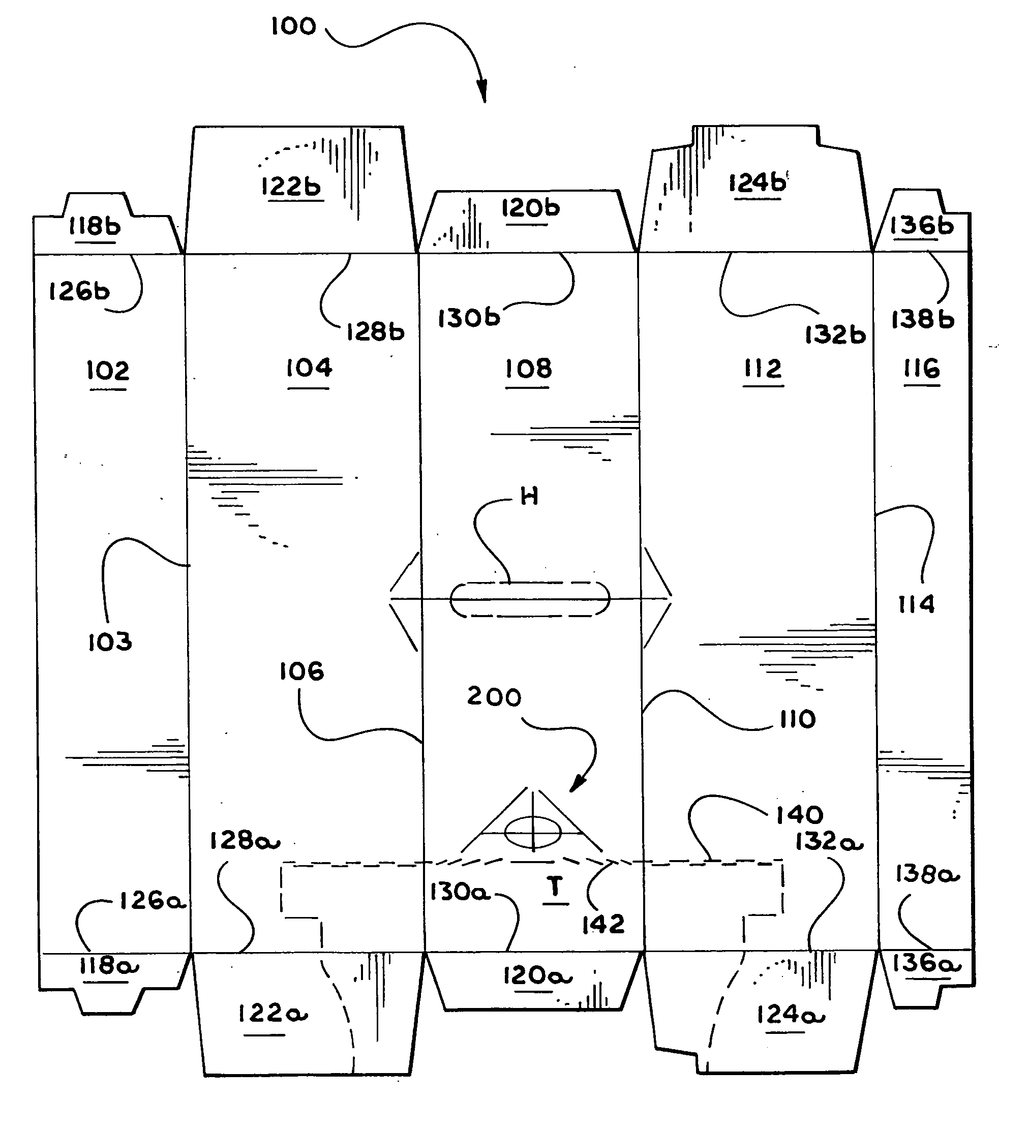 Carton with pressure sensitive opening device