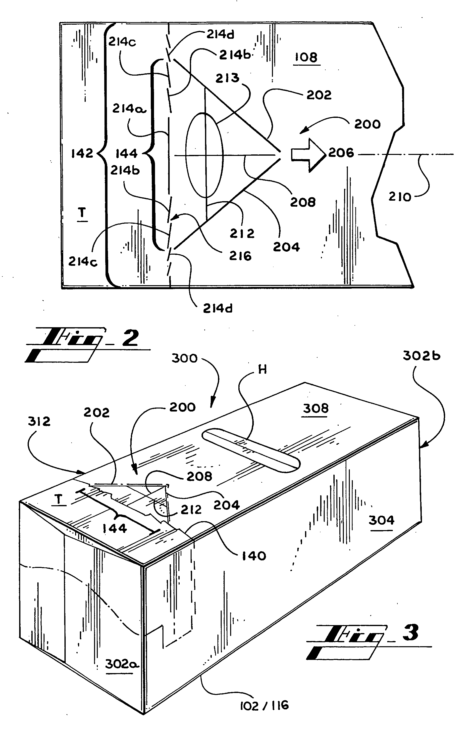 Carton with pressure sensitive opening device