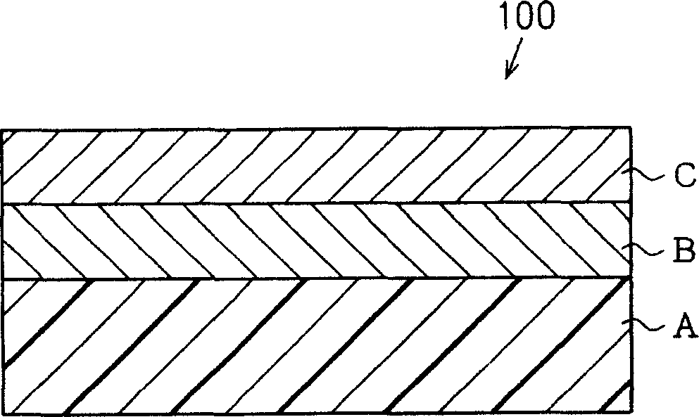 Transparent conductive laminate film, touch panel having this transparent conductive laminate film, and production method for this transparent conductive laminate film