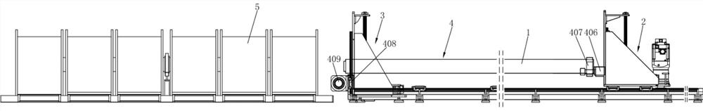 Automatic shaft penetrating and disassembling equipment