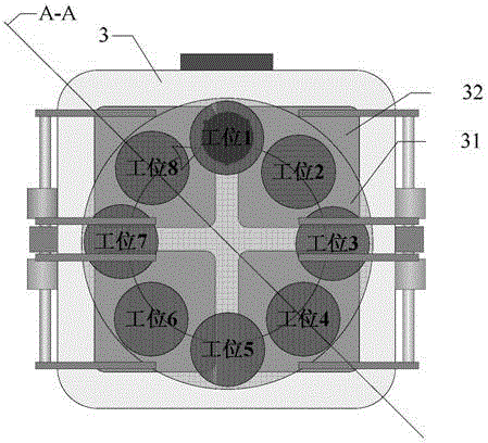 Rotary plate positioning device, loading transmission system and plasma processing equipment