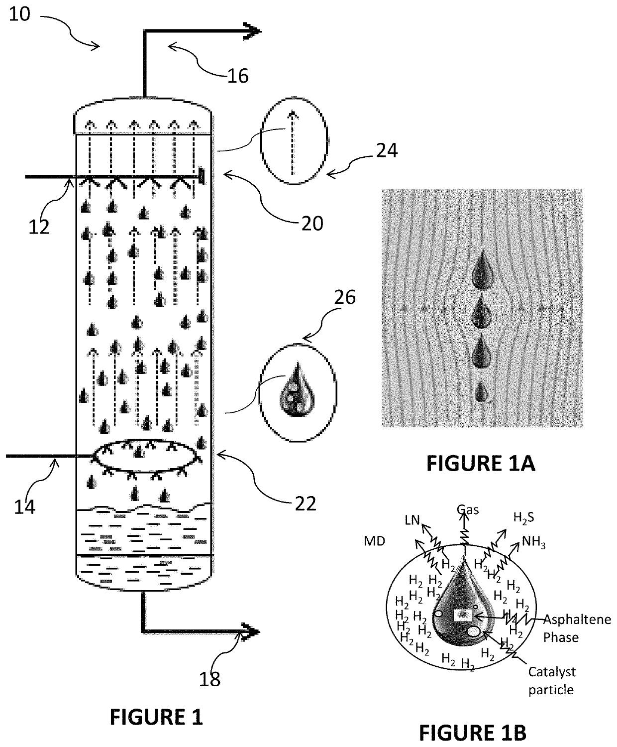 Reactor system and process for upgrading heavy hydrocarbonaceous material