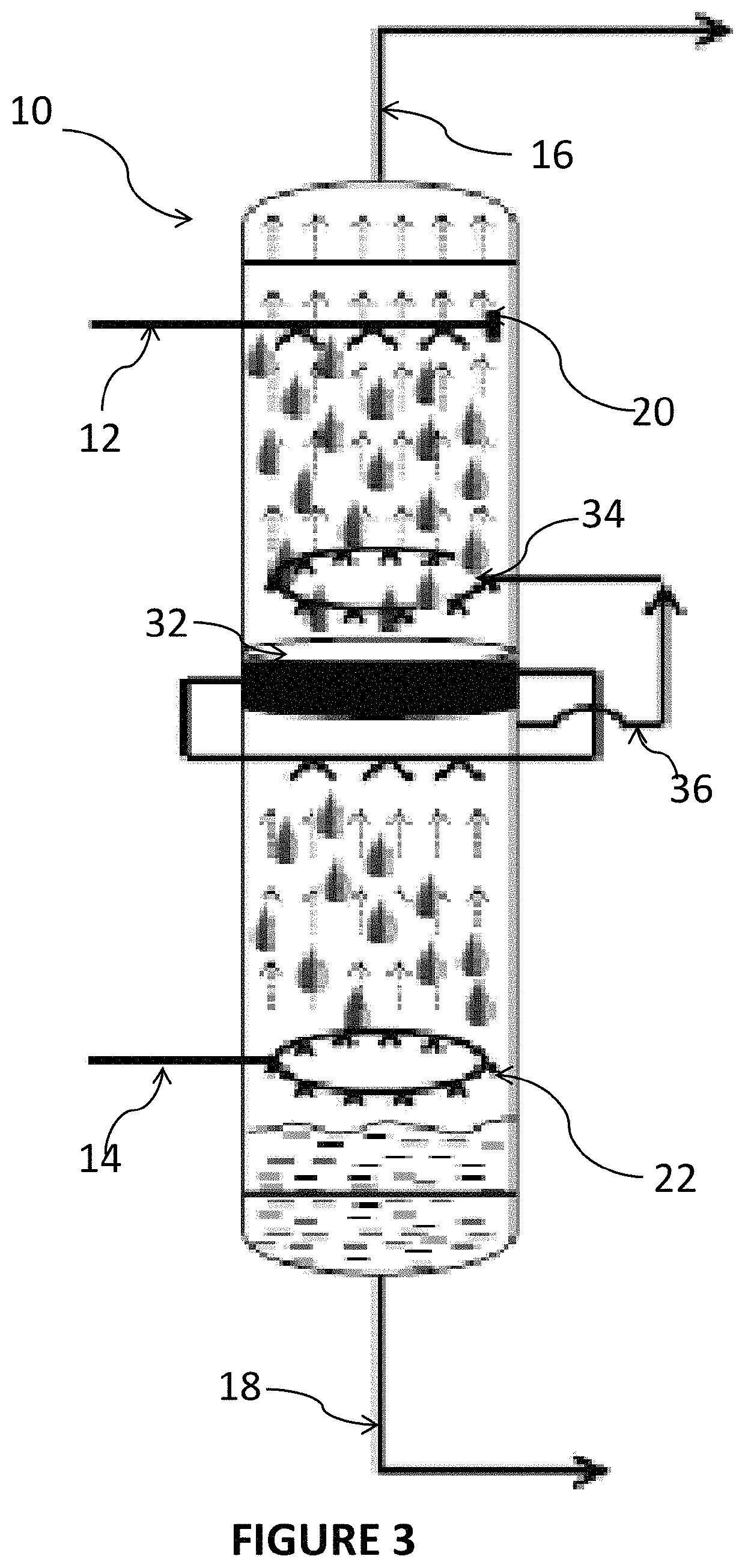 Reactor system and process for upgrading heavy hydrocarbonaceous material