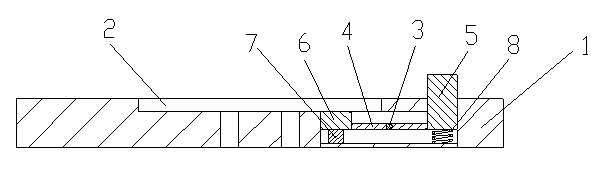 Lower template of punching machine