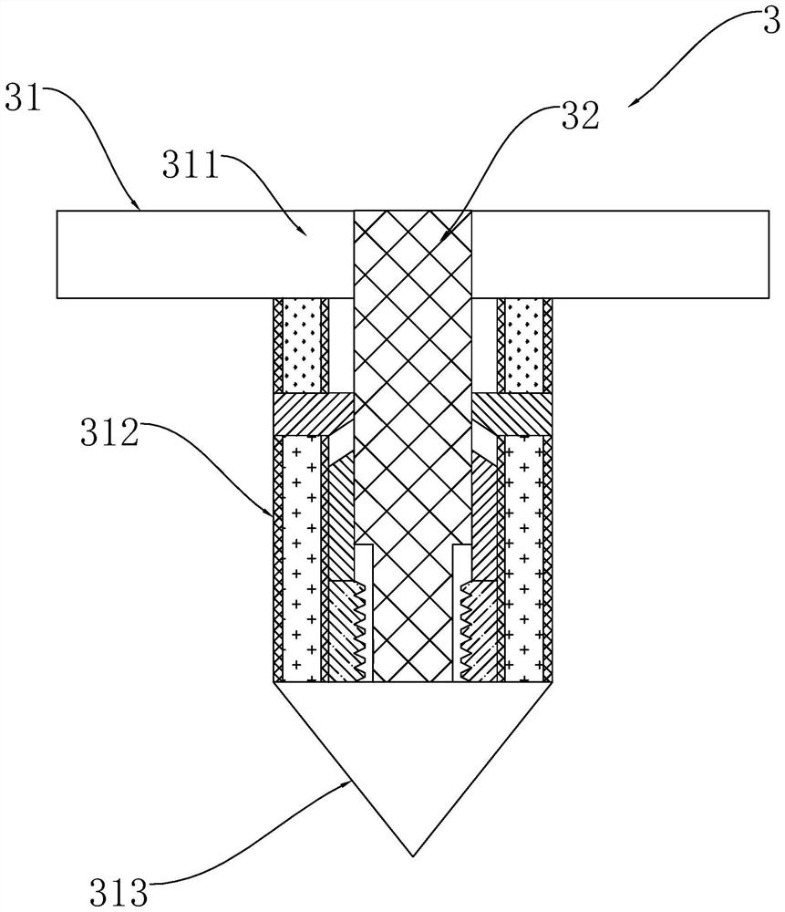 A slope protection device and method for an open-pit mine dump