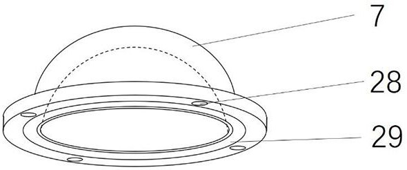 Sealed laser cleaning device for easily oxidized parts