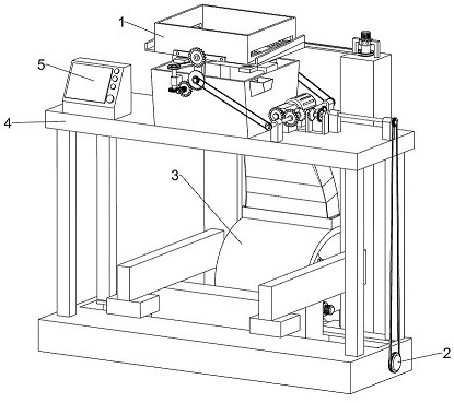 Flapping type kiln sealing device