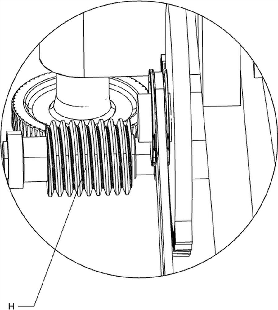 Flapping type kiln sealing device