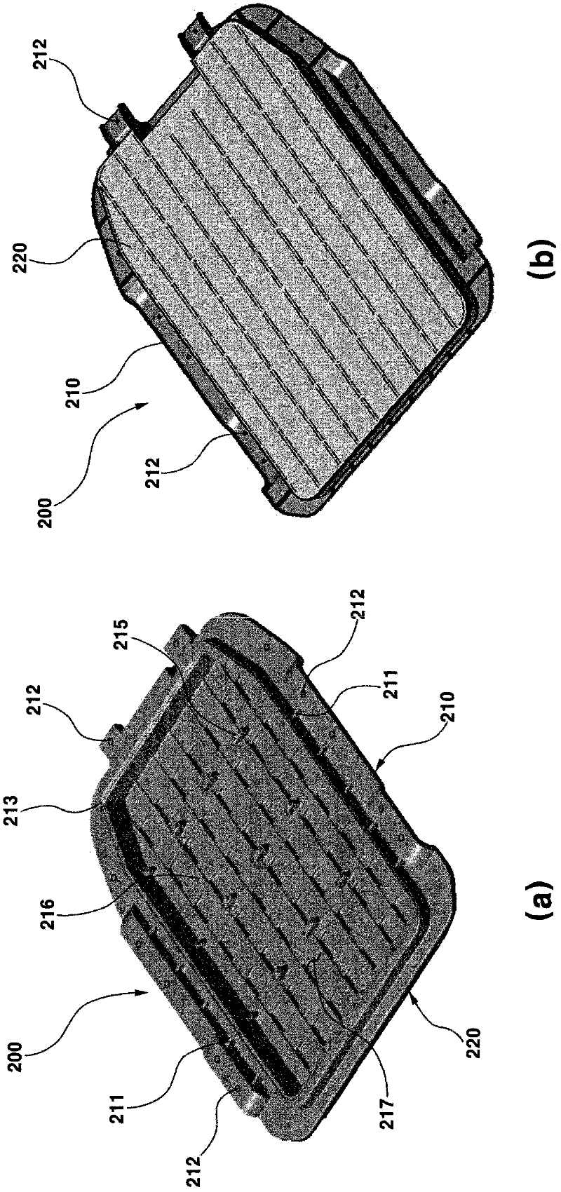 Battery pack housing assembly for electric vehicle using plastic composite material