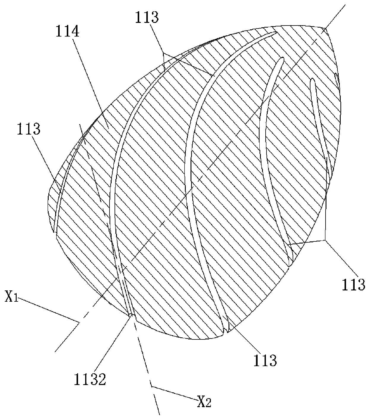 Rotating obstacle clearing drill bit