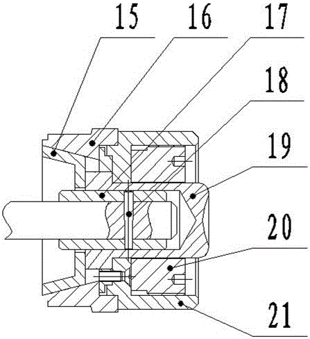 High-precision detachable worm gear and worm drive mechanism