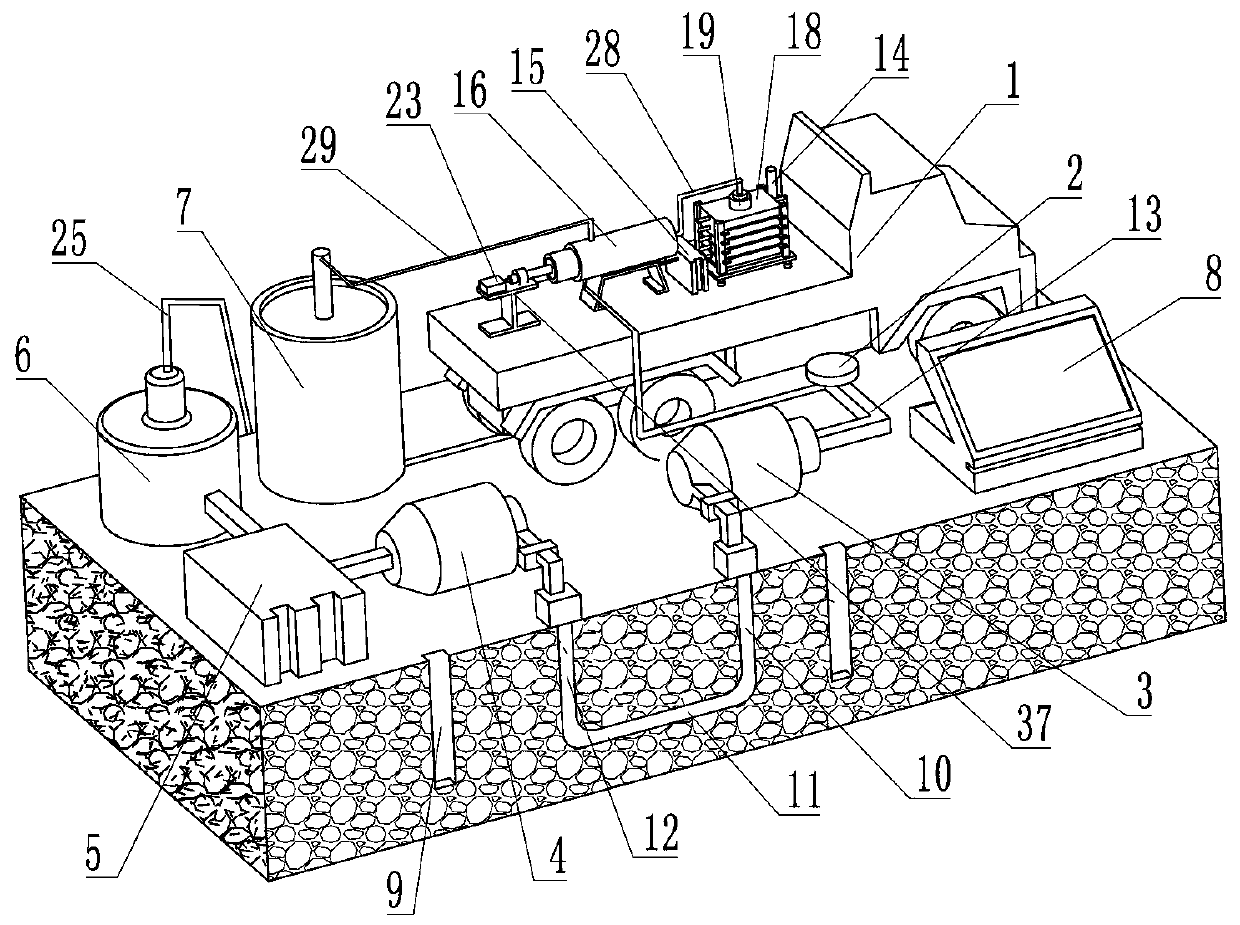 Device and method capable of heating coal reservoir to improve low-coal-rank coal bed gas yield