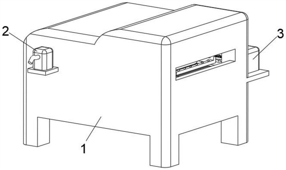 An air-drying and sterilizing device for spinning products