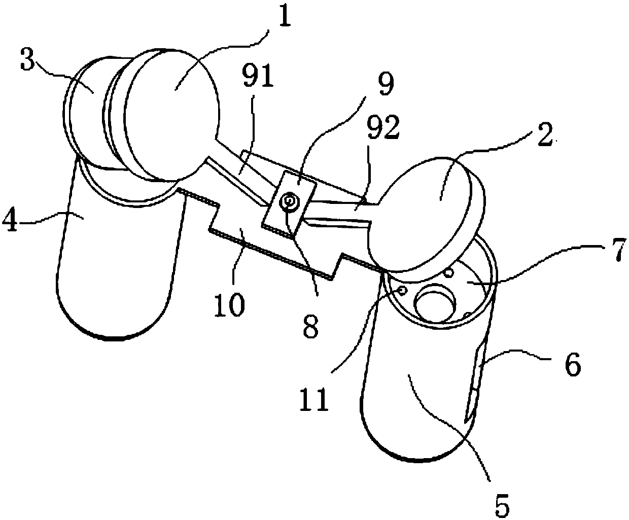 Rapid diagnosis medical detection device and rapid diagnosis method thereof