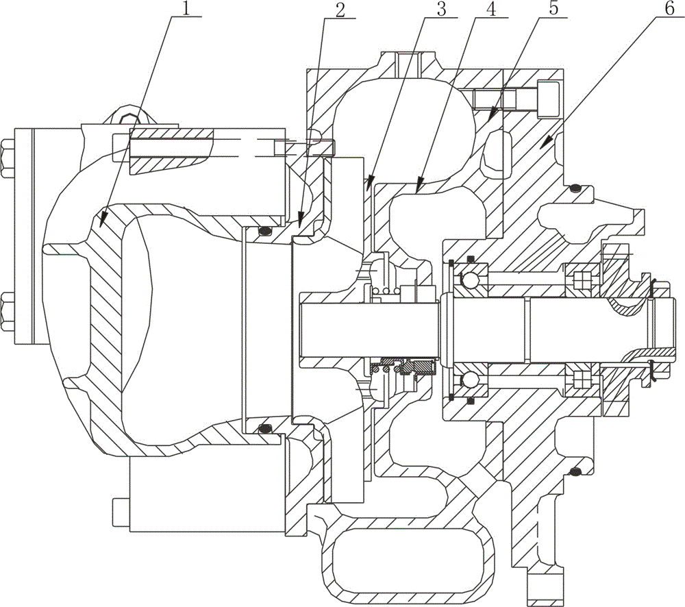 A kind of design method of impeller, water pump and water pump