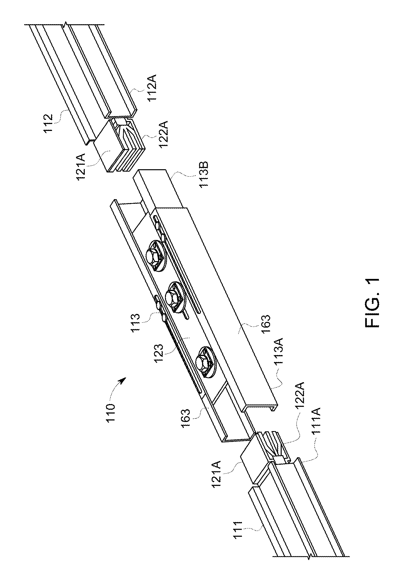 Busway joint coupling having an adjustable assembly for joining two busway sections