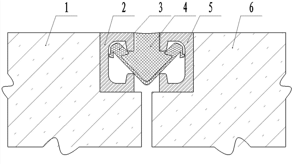 Sealing protection structure for road bridge expansion device