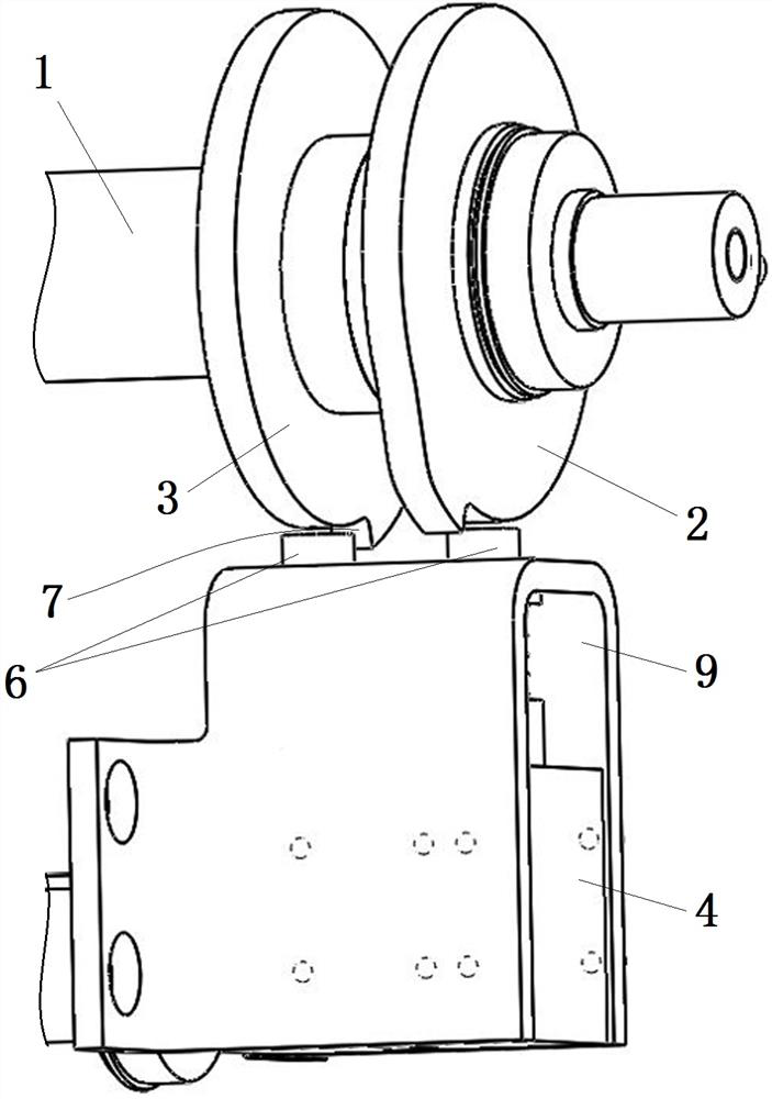 A high-voltage switch and its three-position operating mechanism