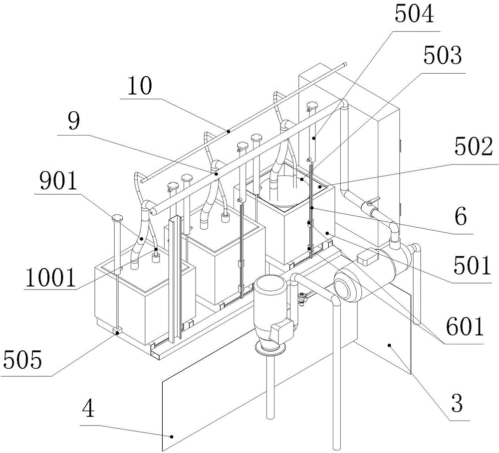 Cutting fluid purifying apparatus capable of treating residues on line