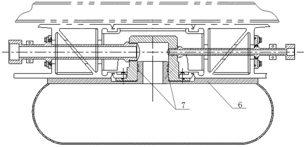 Urban rail vehicle and air spring air way connecting device thereof