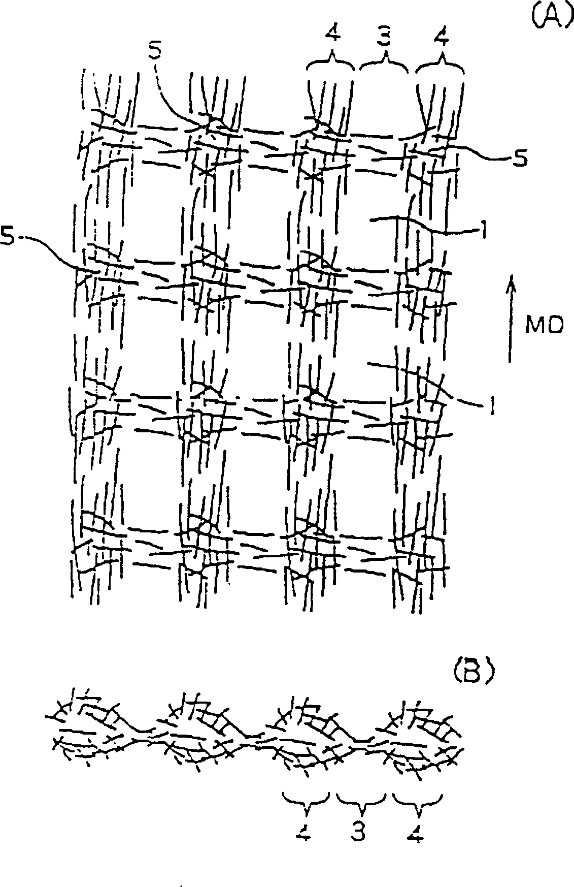 Hydrolytic non-woven fabric and article employing the same for cleaning