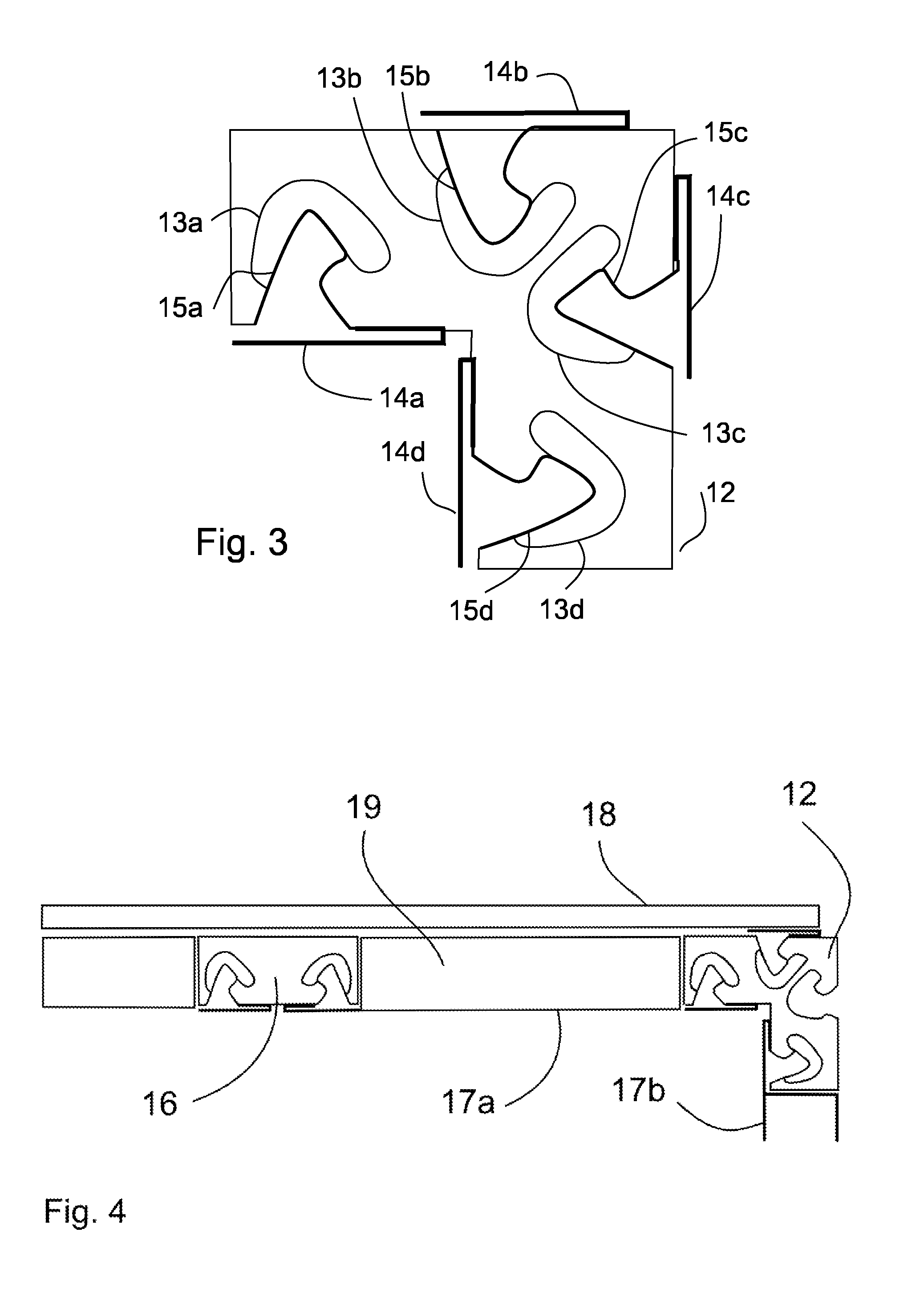 Arrangement for attaching panels to support structures, a construction support structure and fastening means, and their use in modular building elements