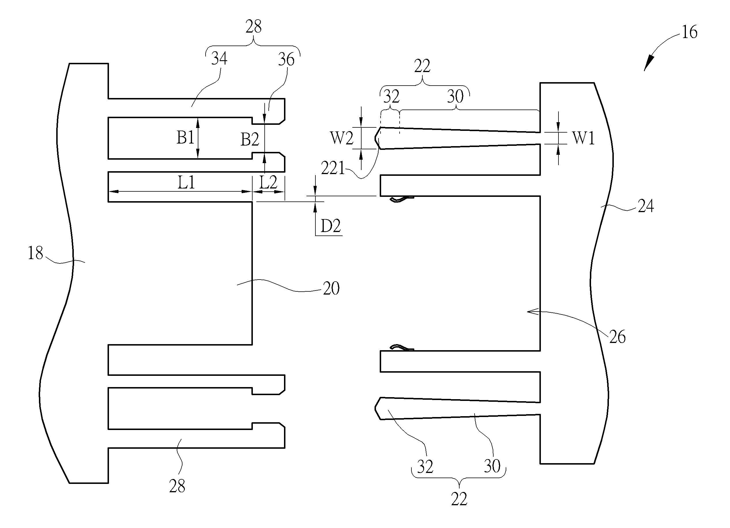 Connector mechanism with a guide hole structure, connector mechanism with a guide pin structure and related electronic device assembly