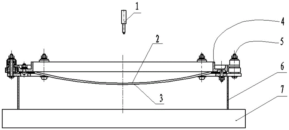 A grid spacing measurement method and measuring tool for ion thruster grid assembly